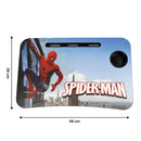 7692 Foldable Laptop Spiderman Printed Table for Adults , Portable Study Table for Kids, Work from Home Lapdesk with Tablet Holder and Cupholder Table 