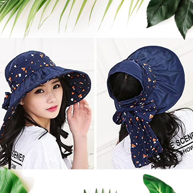 6056 Sun Protection Girls Hat Premium Quality UV Protection Baseball Cap for Beach Golf Gardening Fishing Hat (1pc) 
