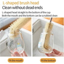 6372 Bottle Brush with Curved Head Long Handle Washing Brush for Baby Bottles Jugs for Teapots, Sports Water Bottles, Coffee Pots, Juice Jars 