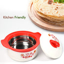 5282 Steel Hot & Cold Casserole, 1200 ml, | PU Insulated | BPA free |  Food Grade | Easy to Carry | Easy to Store | Ideal For Chapatti | Roti | Casserole For Home & Kitchen Use 