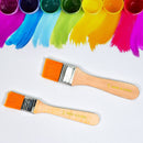 4982 Artistic Flat Painting Brush 2pc for Watercolor & Acrylic Painting. 