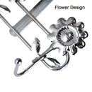 9096 Stainless Steel 4 Pin Wall/Door Mounted Cloth/key Holder Hook Rail, Key Holder. 