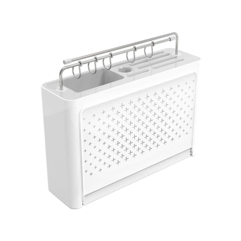 5250 Multi Purpose Wall Hanging Kitchen Storage Rack Modern Kitchen Utensil Knife Organizer With Drainer 