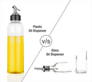2346 Oil Dispenser Transparent Glass Oil Bottle | Crystal Clear 1 Liter - 