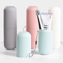 1355A Capsule Shape Travel Toothbrush Toothpaste Case Holder Portable Toothbrush Storage Plastic Toothbrush Holder (Multicolor) 