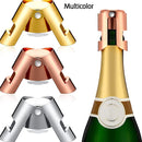 2333 Stainless Steel Sealed Sparkling Champagne Bottle Stopper Small size 