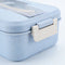 2809 Lunch Box 3Cells Plastic Liner Lunch Container, Portable Tableware Set for Kid Adult Student Children Keep Food Warm. 