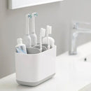 7698 Toothbrush Holder Stand Bathroom Storage Organizer Caddy For Toothpaste, Tongue Cleaner, Toiletry, and Razor Shaving Kit Holder 