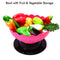 2459A ABSOLUTE PLASTIC ROUND REVOLVING FRUIT AND VEGETABLE BOWL 