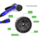 0502 -50 Ft Expandable Hose Pipe Nozzle For Garden Wash Car Bike With Spray Gun - 
