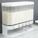 2382 Wall-Mounted Cereals Dispenser Press Grain Storage Tank - 