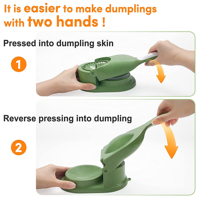 5289 Dumpling Skin Press Mould for Gujiya , Ghughra , Momos Making, 2 in 1 Dumpling Maker Mould Machine, Kitchen Dumpling Making Tool 