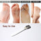 2099 Stainless Steel Callus Corn Hard Skin Remover Plastic Handle Foot Rasp Heel File Scrubber Pedicure Nail Care Tool Rub feet Tool. 