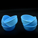 2425 Small Plastic Bowl Set, Microwave Safe Unbreakable, Set of 6 - 