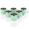 5308  Plastic Steel Cups Premium Cup For Coffee Tea Cocoa, Camping Mugs with Handle, Portable & Easy Clean ( 6 pcs Set ) 