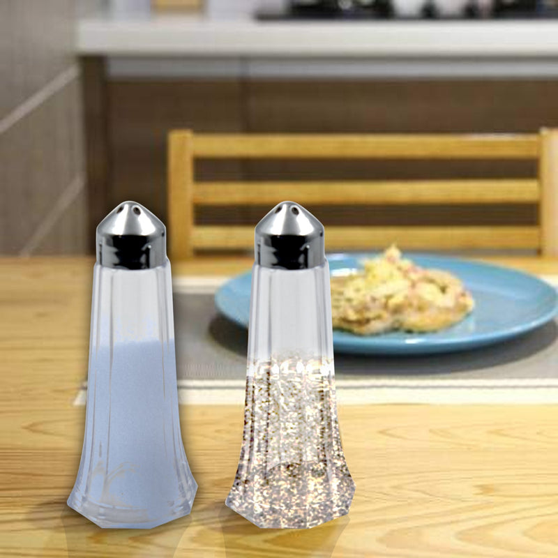 2423 Sprinkle Salt & Pepper Jar with Stand (Elegant Shape) - 