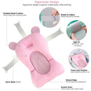 7522 Baby Bath Pillow Newborn Anti-Slip Bathtub Pad Foldable with Strap For 0-6 Month Baby 