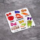 4052 Learning Abcd JigaSaw Toy Puzzle For Children (4 Puzzles Pack) 