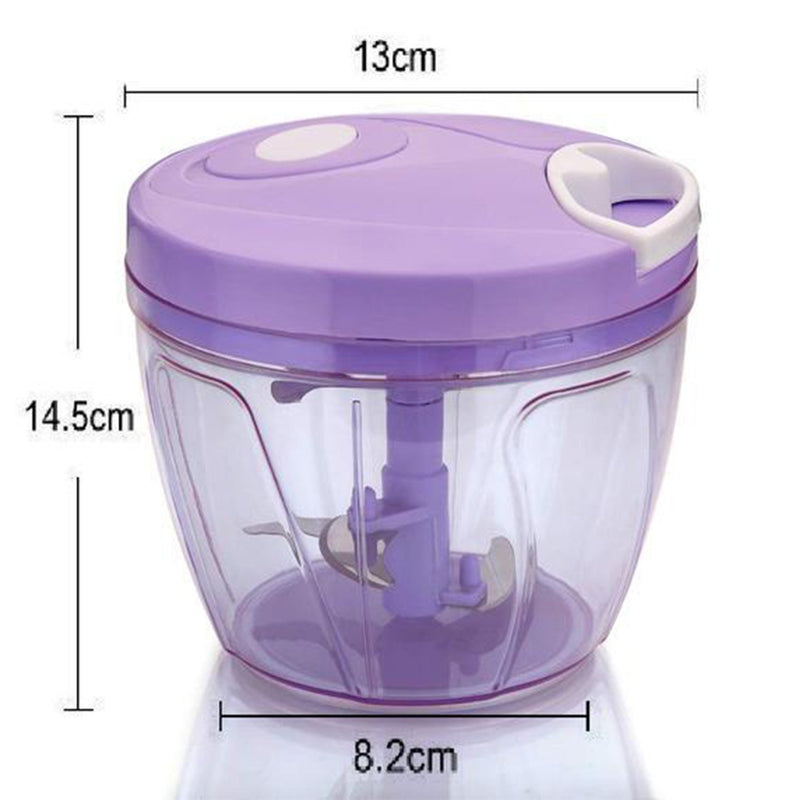 2180A 2 in 1 Handy Vegetable Chopper/Cutter with 5 Blades (1000 Ml)