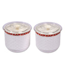 5277 Maple Air Tight Container Jar 850 ml  For Home & Kitchen Use Jar Set of 2 pcs 