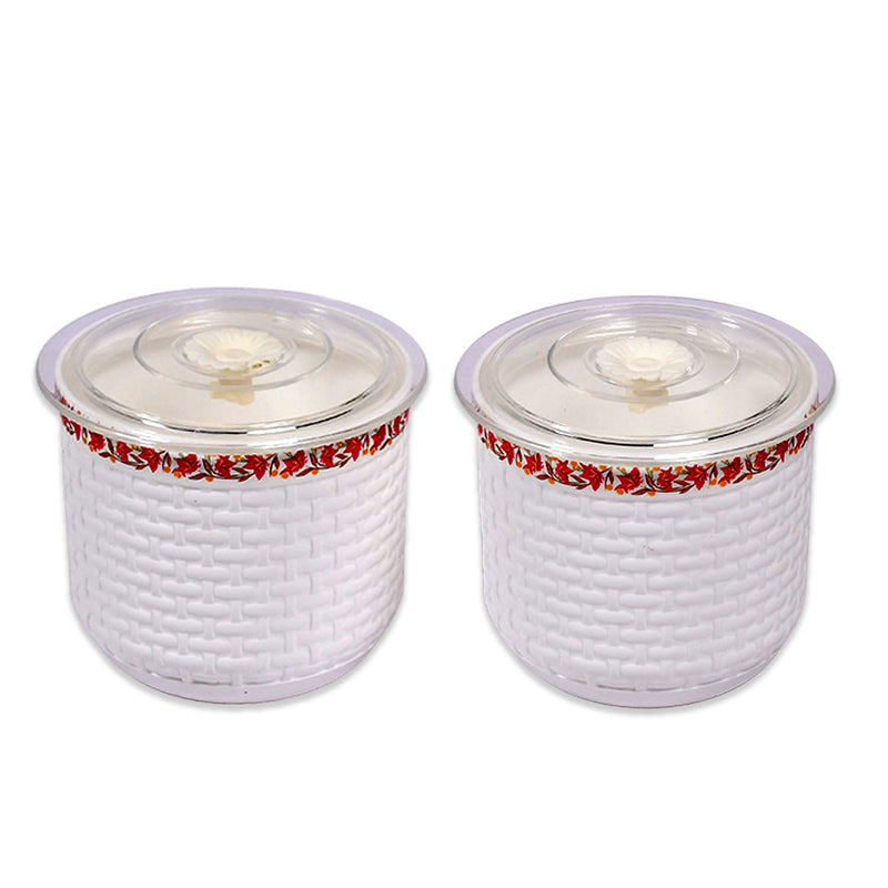 5277 Maple Air Tight Container Jar 850 ml  For Home & Kitchen Use Jar Set of 2 pcs 