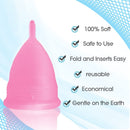 6112 Reusable Menstrual Cup for womens during menstrual periods and all purposes.