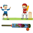 8001 Plastic Cricket Bat and Ball Toy for Kids, Bat Ball Set for Boys and Girls