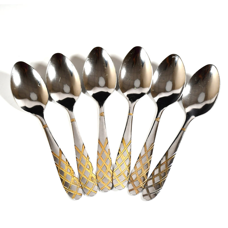 2623 Big Stainless Steel Dinner Spoon/Table Spoon (set of 6pc) 