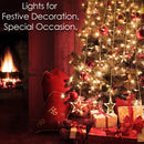 1253 12 Stars Curtain String Lights, Window Curtain Lights with 8 Flashing Modes Decoration for Festivals 