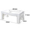 6005 Plastic Non-Slip Folding Toilet Squat Stool - White Color