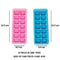 1196 Ice Cube Trays  14 Cavity Per Ice Tray [Multicolour] - 