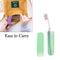 4969 6Pc Plastic Toothbrush Cover, Anti Bacterial Toothbrush Container- Tooth Brush Travel Covers, Case, Holder, Cases 
