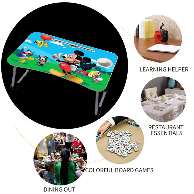 8009 Mickey Mouse Design Laptop Table For Study Use