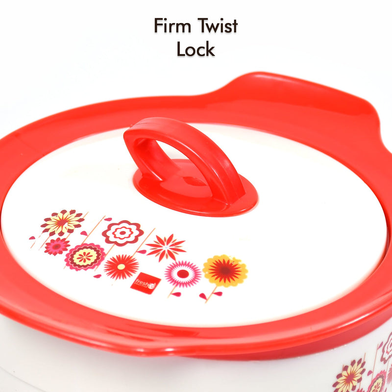 5282 Steel Hot & Cold Casserole, 1200 ml, | PU Insulated | BPA free |  Food Grade | Easy to Carry | Easy to Store | Ideal For Chapatti | Roti | Casserole For Home & Kitchen Use 