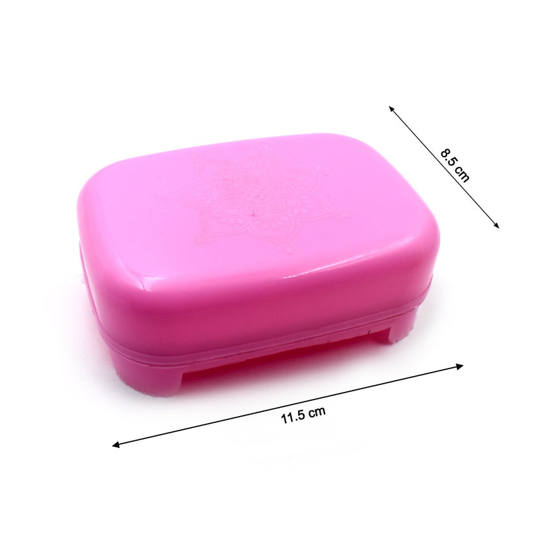 1128A Covered Soap keeping Plastic Case for Bathroom use