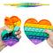 4608A Rainbow H Fidget Toy used in all kinds of household places specially for kids and children’s for playing purposes.  