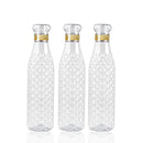 7116  Water Bottle With Diamond Cut Used By Kids, Children's  ( 3 pcs ) 