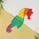 4901 Sea horse fidget toy, push pop bubble fidget sensory toy 
