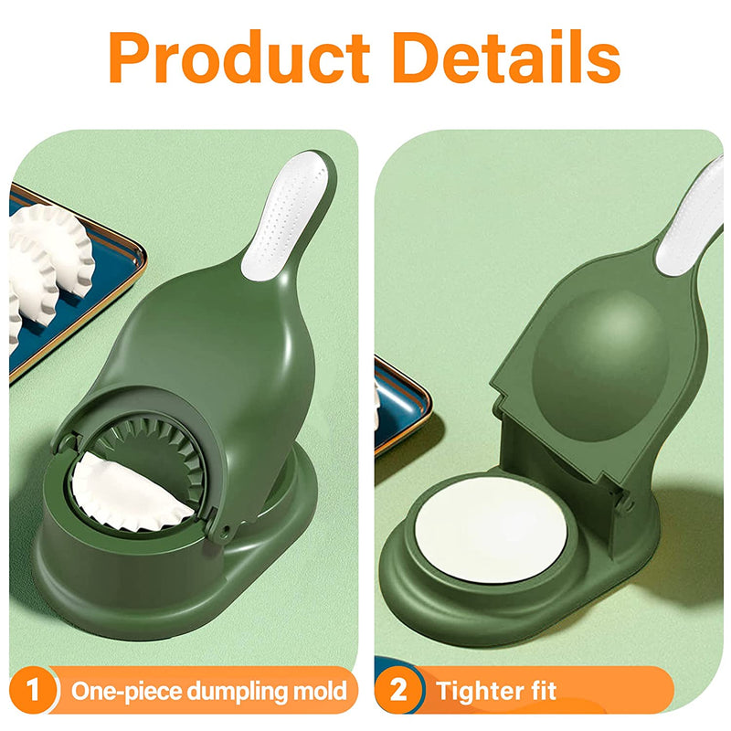 5289 Dumpling Skin Press Mould for Gujiya , Ghughra , Momos Making, 2 in 1 Dumpling Maker Mould Machine, Kitchen Dumpling Making Tool 