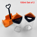 2583A Multipurpose Spice Rack For kitchen Plastic Made set of 2 Jar 