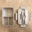 2809 Lunch Box 3Cells Plastic Liner Lunch Container, Portable Tableware Set for Kid Adult Student Children Keep Food Warm. 