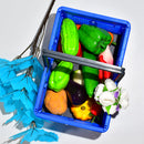 2168 Multipurpose Foldable Portable Stackable Storage Basket 