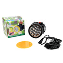 7519 HEAD LAMP 13 LED LONG RANGE RECHARGEABLE HEADLAMP ADJUSTMENT LAMP USE FOR FARMERS, FISHING, CAMPING, HIKING, TREKKING, CYCLING 