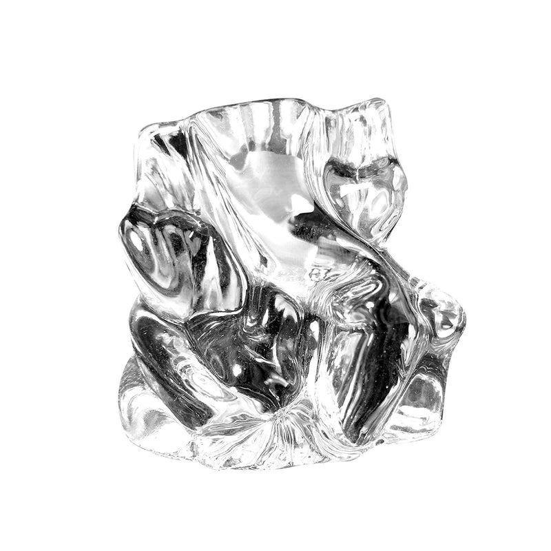 1195 Crystal Glass Ganesha Idol for Home, Office and Car Dashboard - 