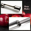 2993 Apple Corer Stainless Steel, Core Remover for Apple and Pear, Kitchen Gadget Dishwasher Safe 