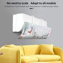 7631 Blowing Air Diverter Air Conditioning Cover Air Deflector Foldable Adjustable For All Types Ac Use 