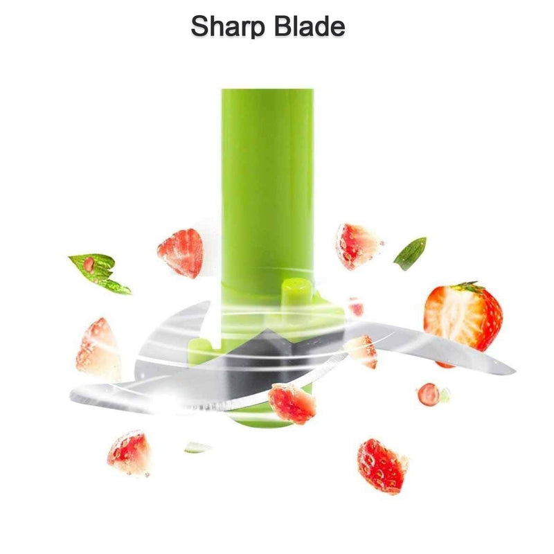 0079 Manual 2 in 1 Handy smart chopper for Vegetable Fruits Nuts Onions Chopper Blender Mixer Food Processor 