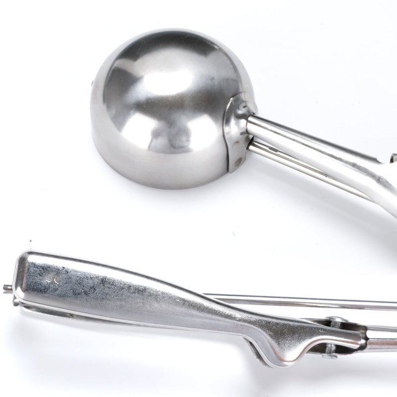 2523B Ice Cream Serving Scoop | Stainless Steel Premium Quality Ice Cream Serving Spoon Scooper with Trigger Release 