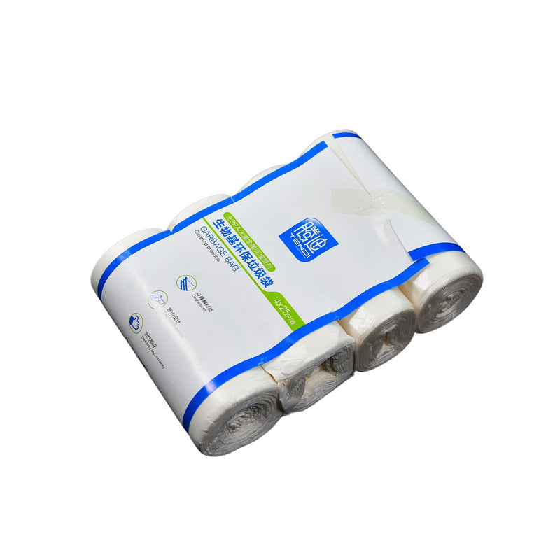 9229 White 4Roll Garbage Bags/Dustbin Bags/Trash Bags 4x25cm 