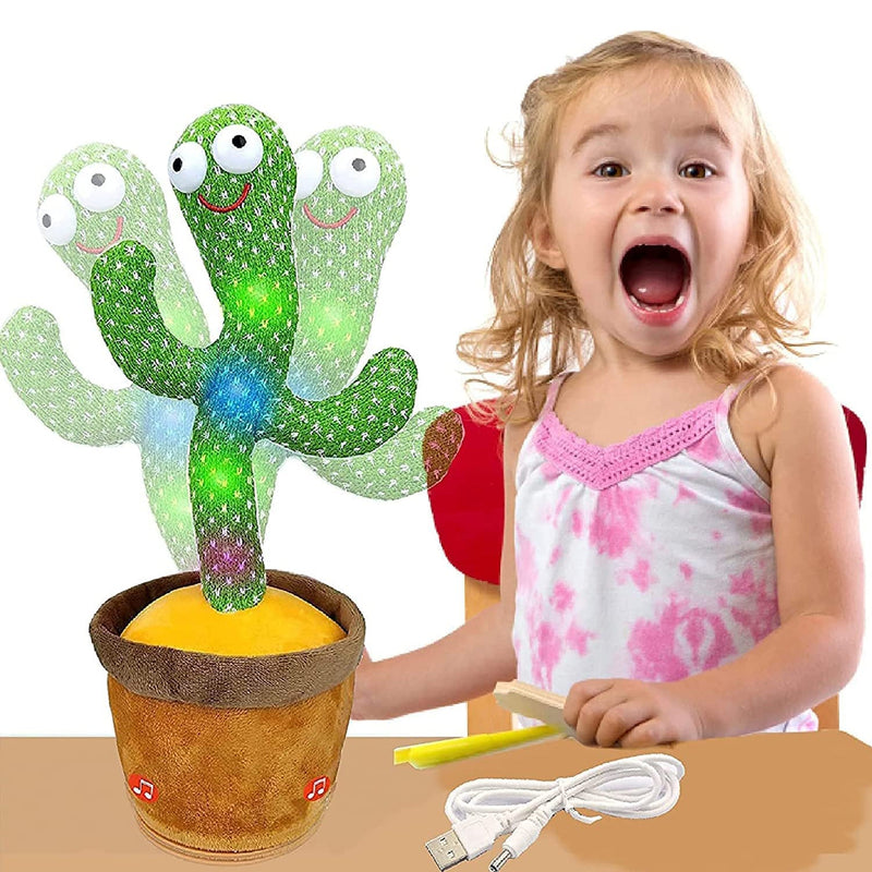 8047L  Dancing Cactus Talking Toy, Chargeable Toy (loose) 